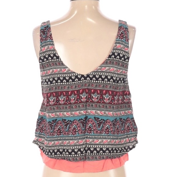 HOLLISTER size small tiered boho top - Picture 3 of 4